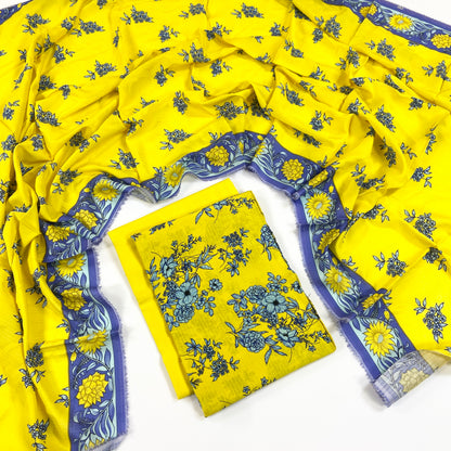 Beechtree Digital Printed Linen 3PC