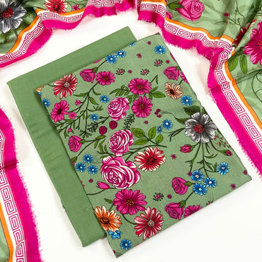 Beechtree Digital Printed Linen 3PC