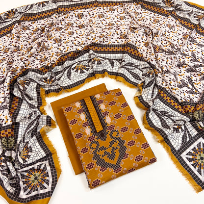 Beechtree Digital Printed Linen 3PC