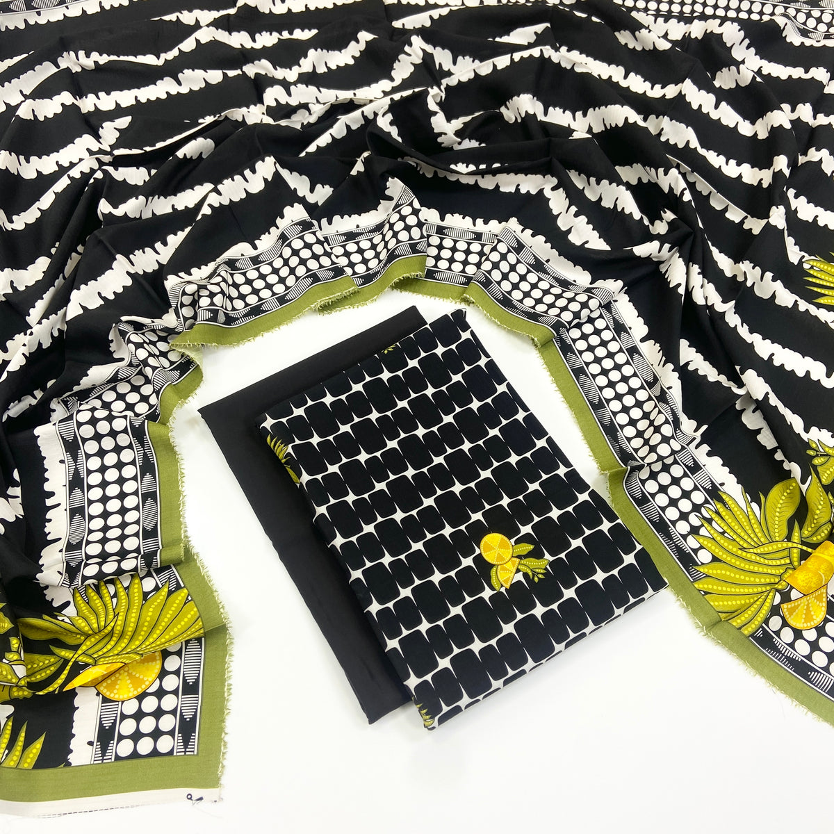 Gul Ahmed Digital Printed Fancy Linen 3PC