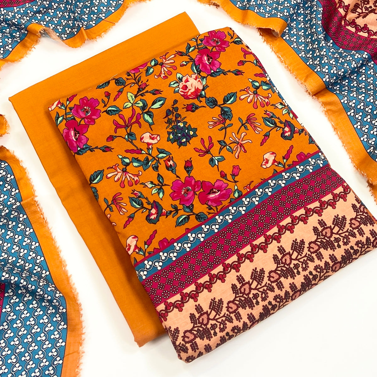 Zellbury Digital Printed Fancy Linen 3PC