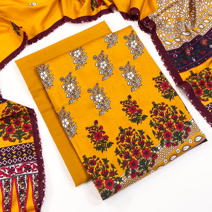 Zellbury Digital Printed Fancy Linen 3PC