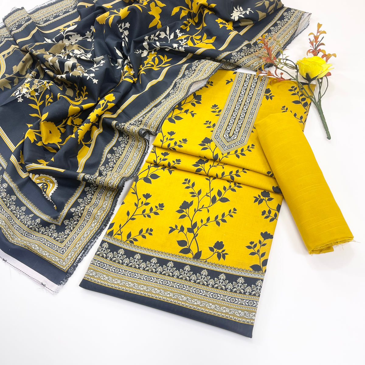 Rijja By Murashe Digital Printed Khaddar 3PC