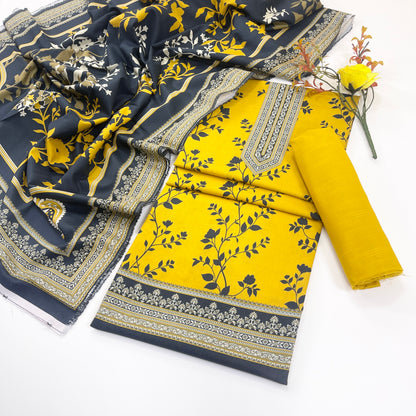 Rijja By Murashe Digital Printed Khaddar 3PC