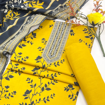 Rijja By Murashe Digital Printed Khaddar 3PC