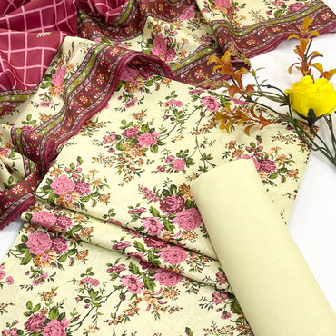 Rijja By Murashe Digital Printed Khaddar 3PC