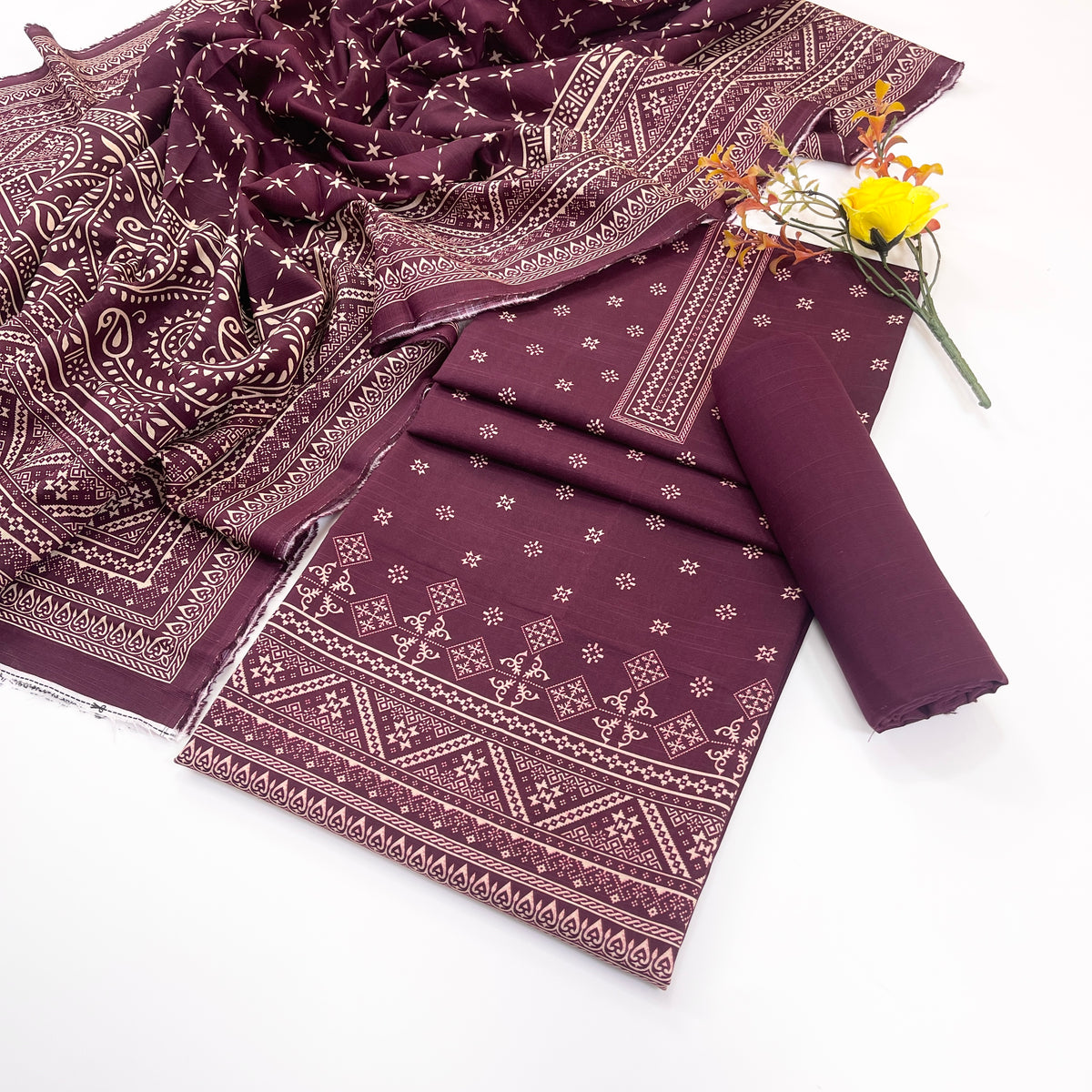 Rijja By Murashe Digital Printed Khaddar 3PC