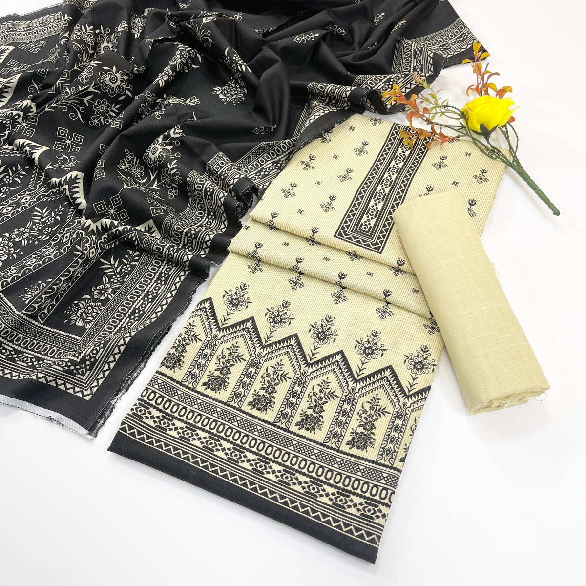 Rijja By Murashe Digital Printed Khaddar 3PC
