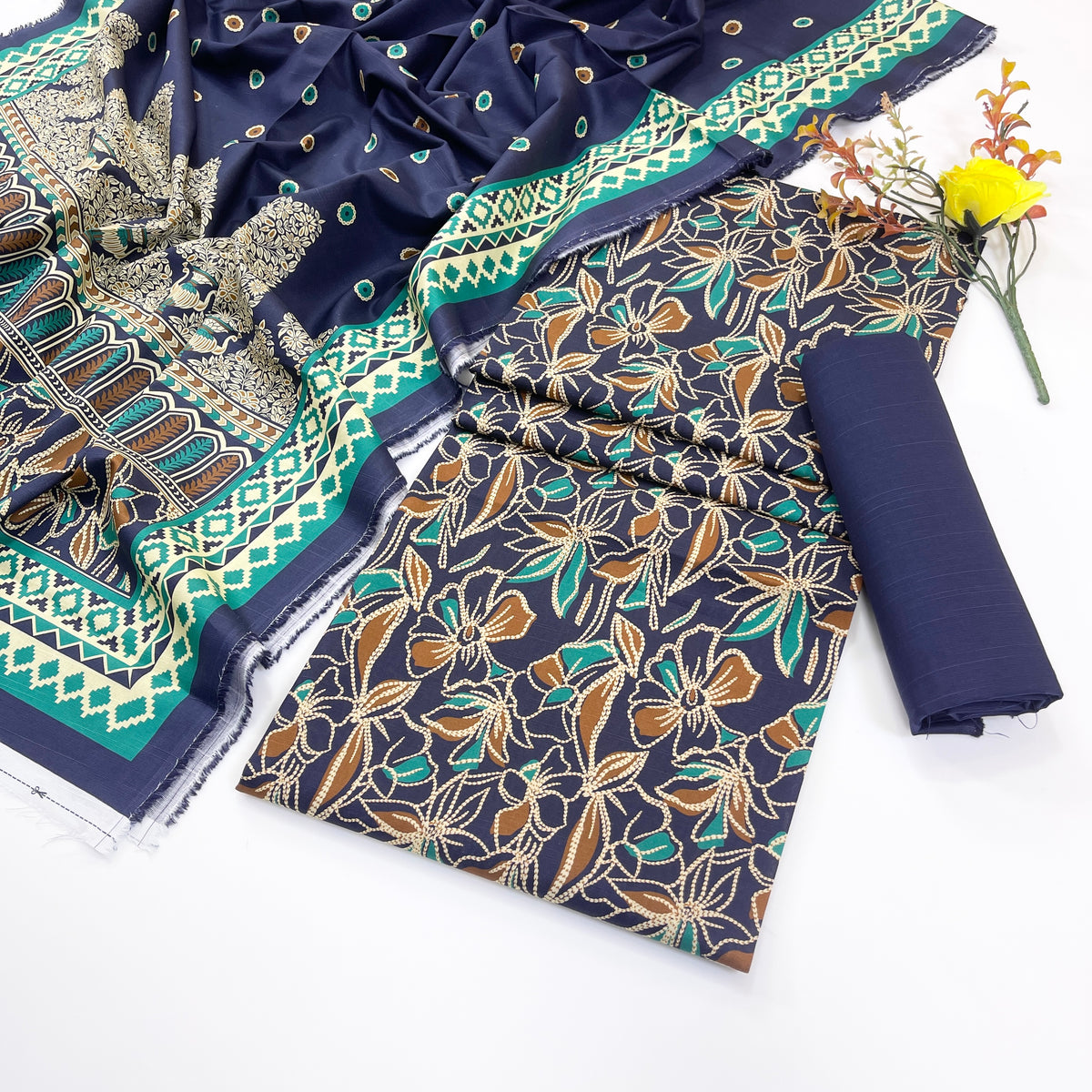 Rijja By Murashe Digital Printed Khaddar 3PC