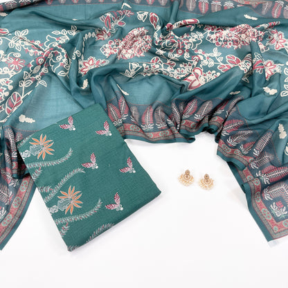 Beechtree Digital Printed Shirt & Dupatta Khaddar 2PC