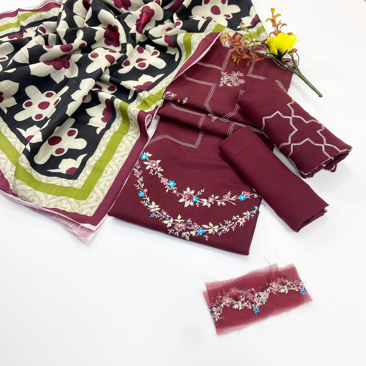 Coco By Zara Shahjahan Emb Dhanak 3PC