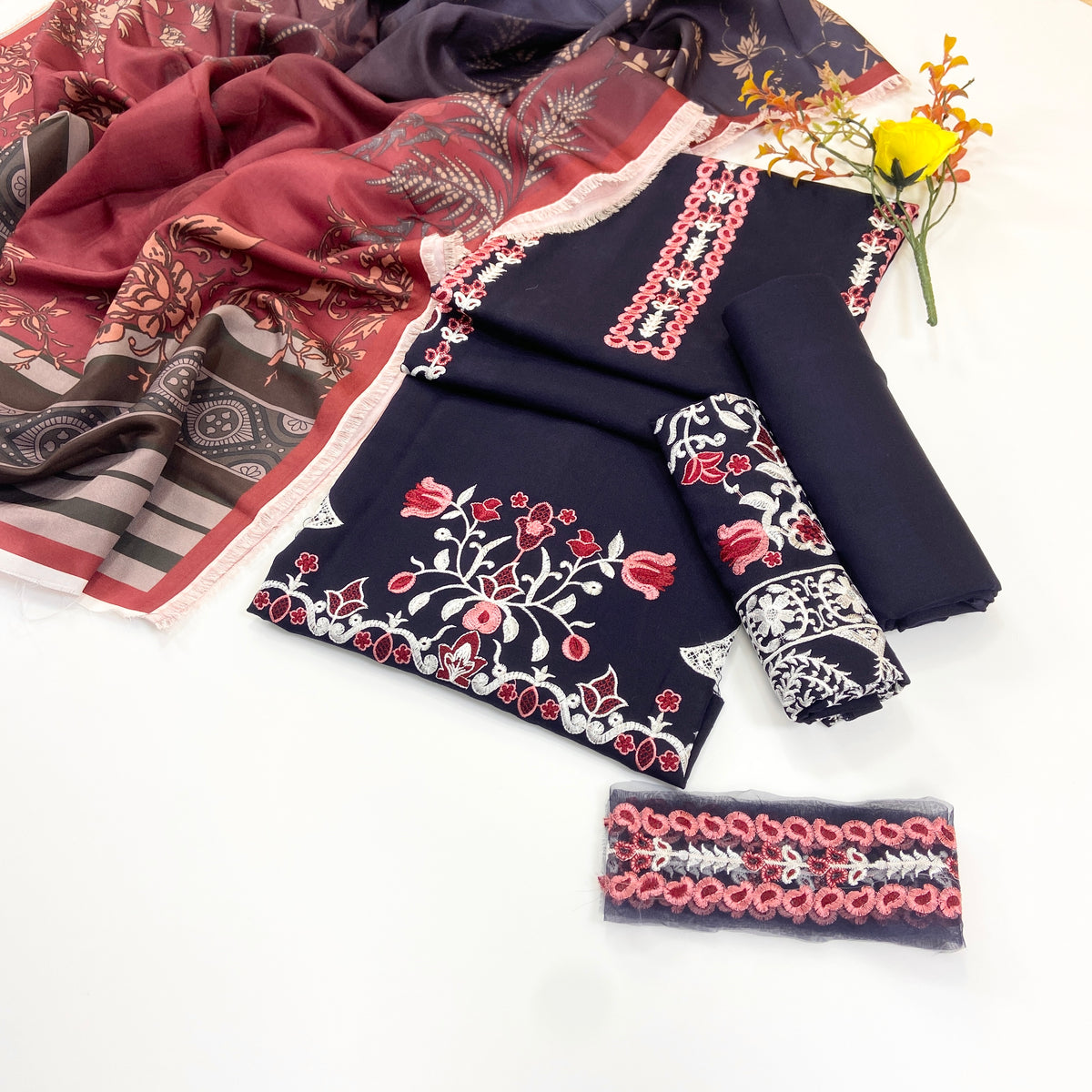 Azzal Emb Dhanak 3PC