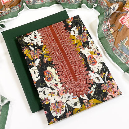 Gul Ahmed Digital Printed Lawn 3PC
