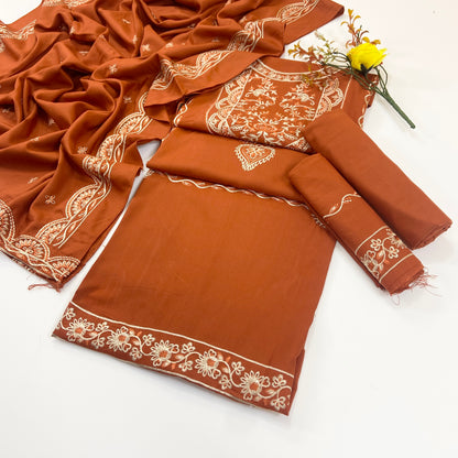 Mahnur Emb Dhanak 3PC