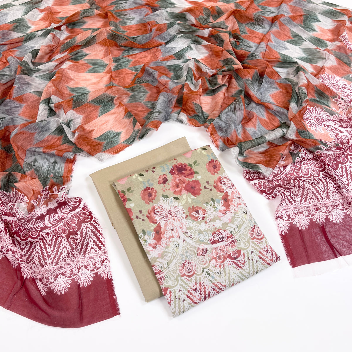 Sukoon By Sapphire Digital Printed Lawn 3PC