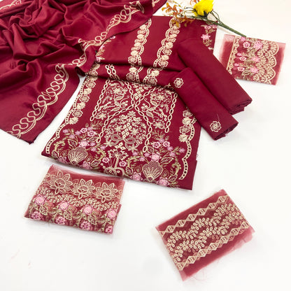 Libaas Emb Dhanak 3PC