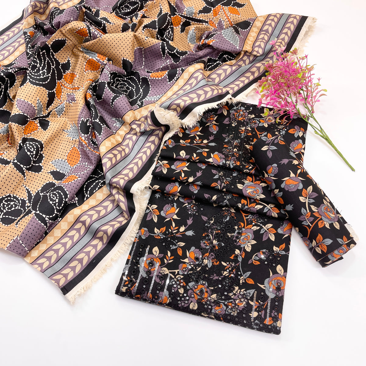 Riwaaz By Anaya Noor Digital Printed & Emb Khaddar 3PC