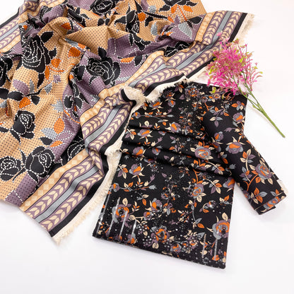 Riwaaz By Anaya Noor Digital Printed & Emb Khaddar 3PC