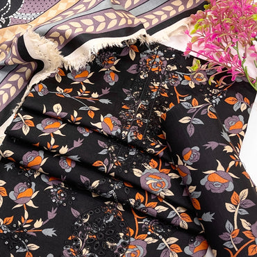 Riwaaz By Anaya Noor Digital Printed & Emb Khaddar 3PC