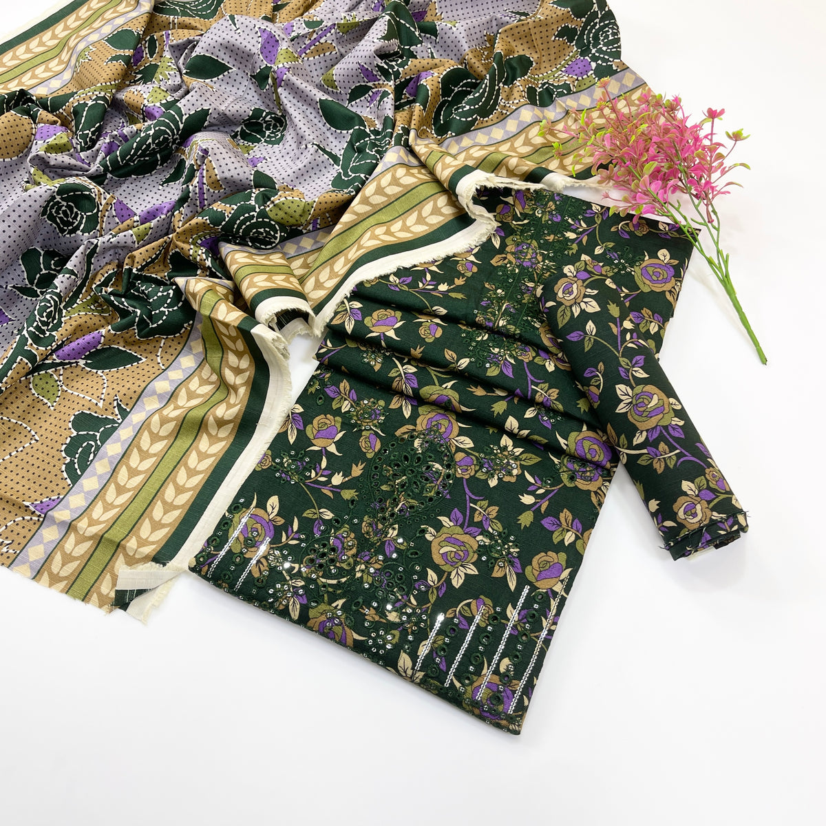 Riwaaz By Anaya Noor Digital Printed & Emb Khaddar 3PC