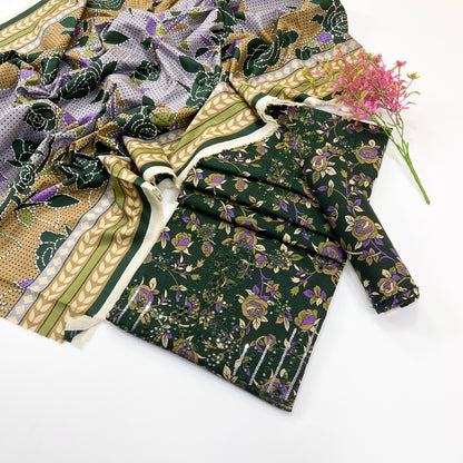 Riwaaz By Anaya Noor Digital Printed & Emb Khaddar 3PC