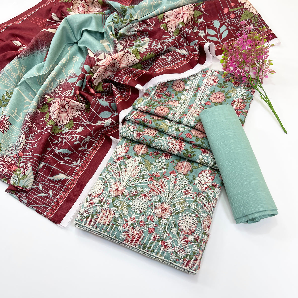 Riwaaz By Anaya Noor Digital Printed & Emb Khaddar 3PC