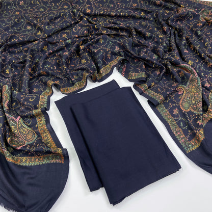 Anaya Noor Pashmina With Kacha tanka Shawl 3PC