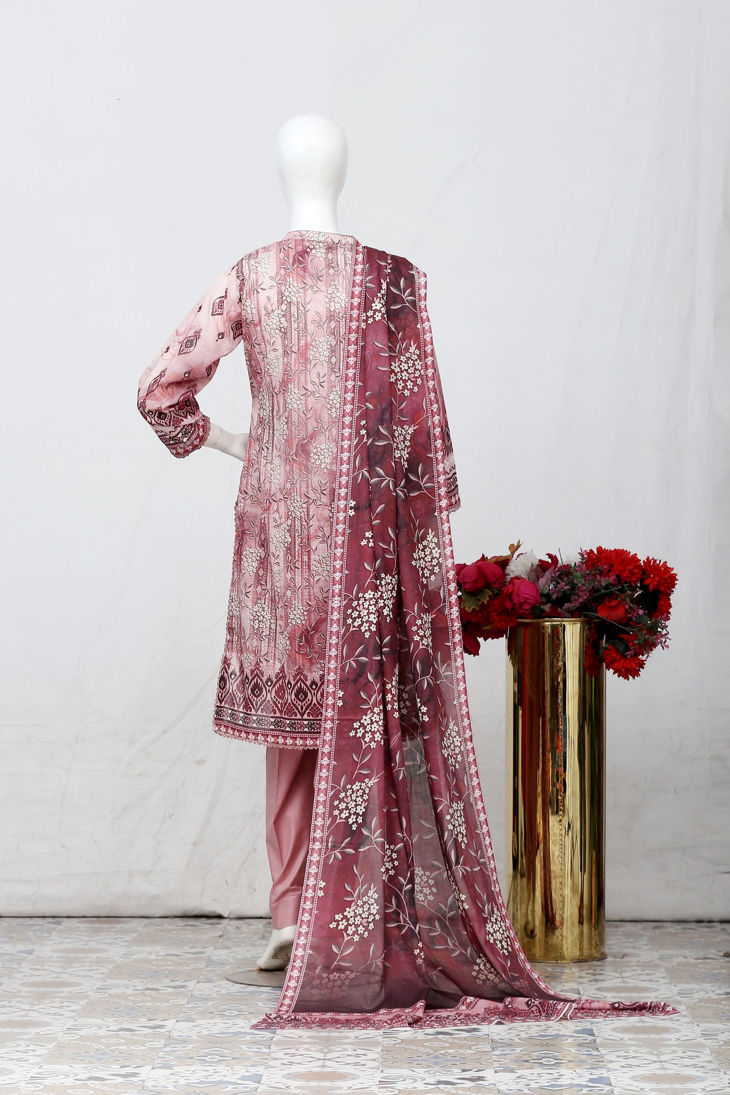 Ivy Bloom By Anaya Noor Print Emb Lawn 3PC