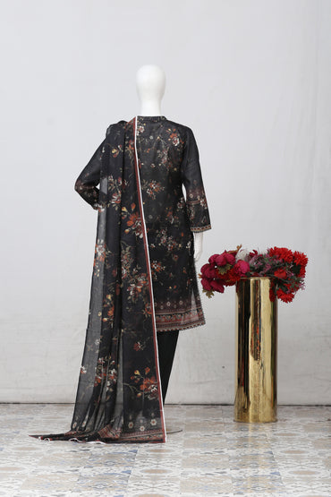 Ivy Bloom By Anaya Noor Print Emb Lawn 3PC