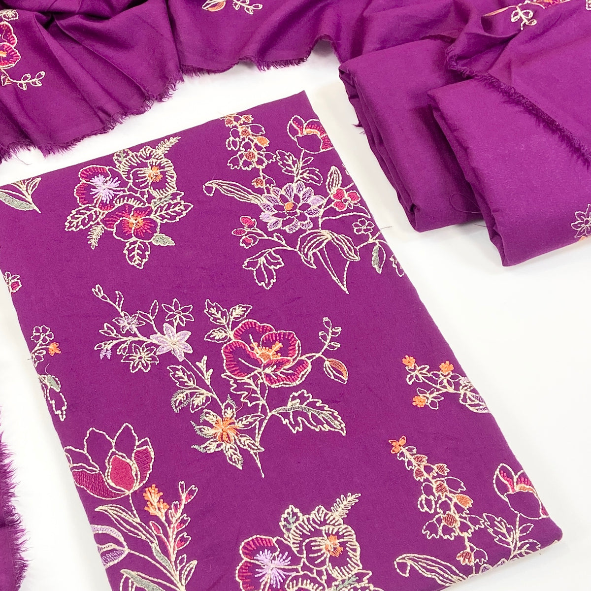 Bareeze Embroidered Karandi 3PC
