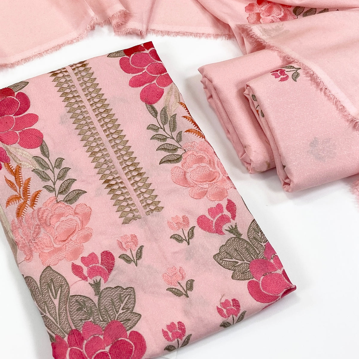 Bareeze Embroidered Karandi 3PC