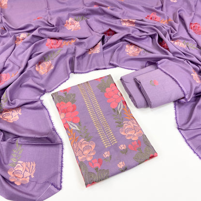 Bareeze Embroidered Karandi 3PC