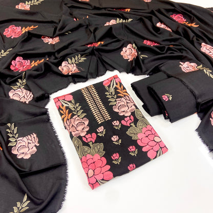 Bareeze Embroidered Karandi 3PC