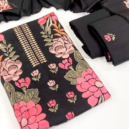 Bareeze Embroidered Karandi 3PC