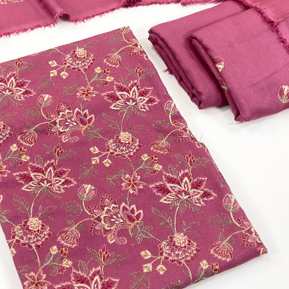 Bareeze Embroidered Karandi 3PC