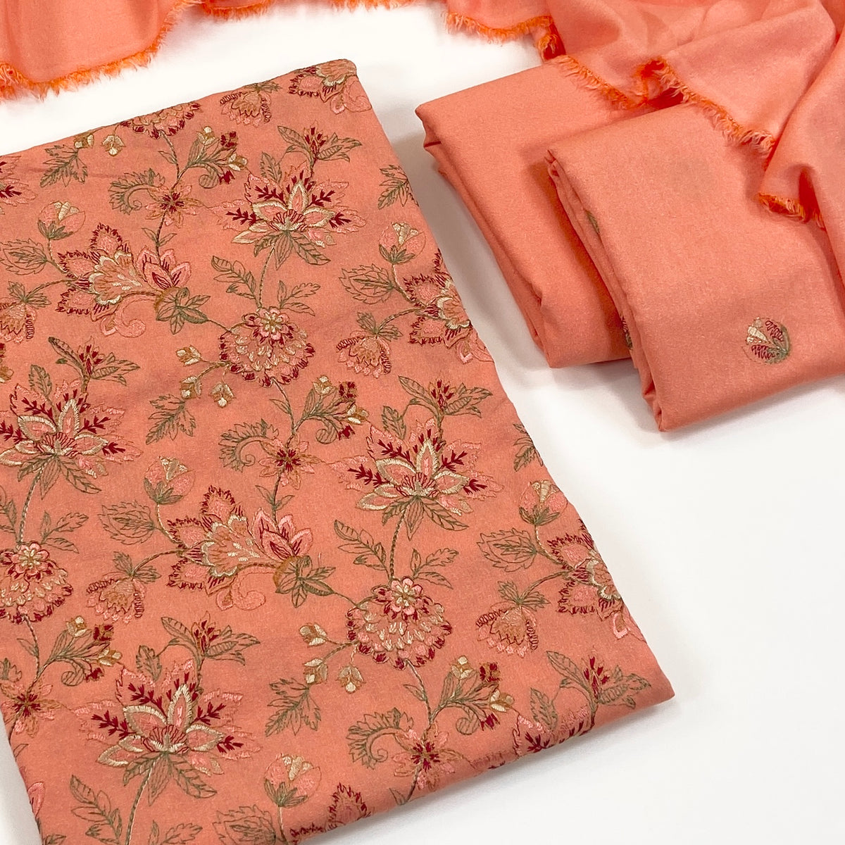 Bareeze Embroidered Karandi 3PC