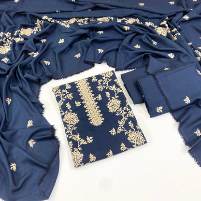 Bareeze Embroidered Karandi 3PC