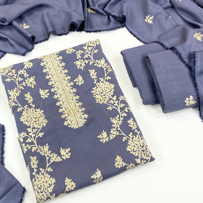 Bareeze Embroidered Karandi 3PC