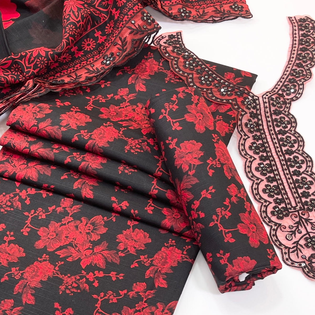Mohagni Printed & Emb Khaddar 3PC