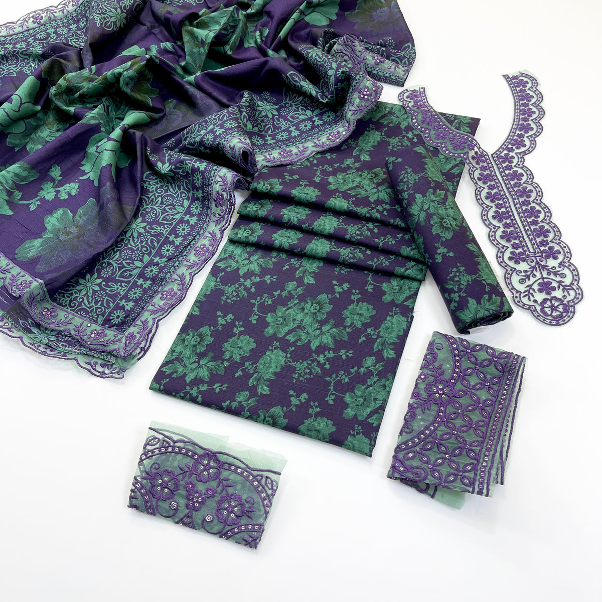 Mohagni Printed & Emb Khaddar 3PC