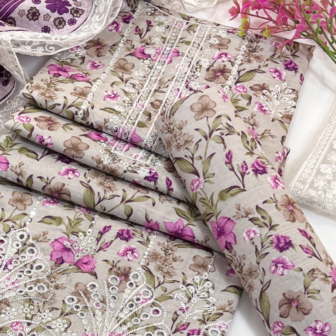 Kainat Printed & Emb Khaddar 3PC