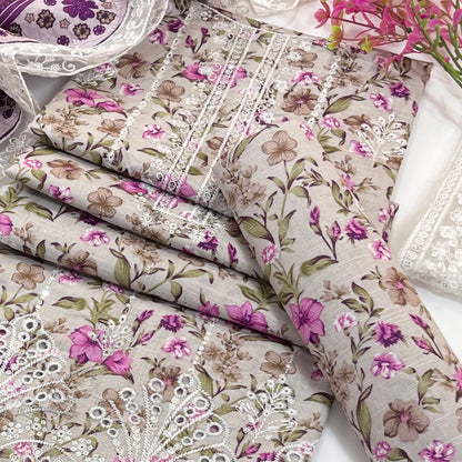 Kainat Printed & Emb Khaddar 3PC