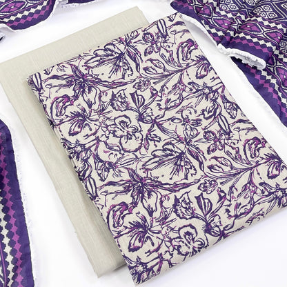 Tawakkal DIgital Printed Khaddar 3PC