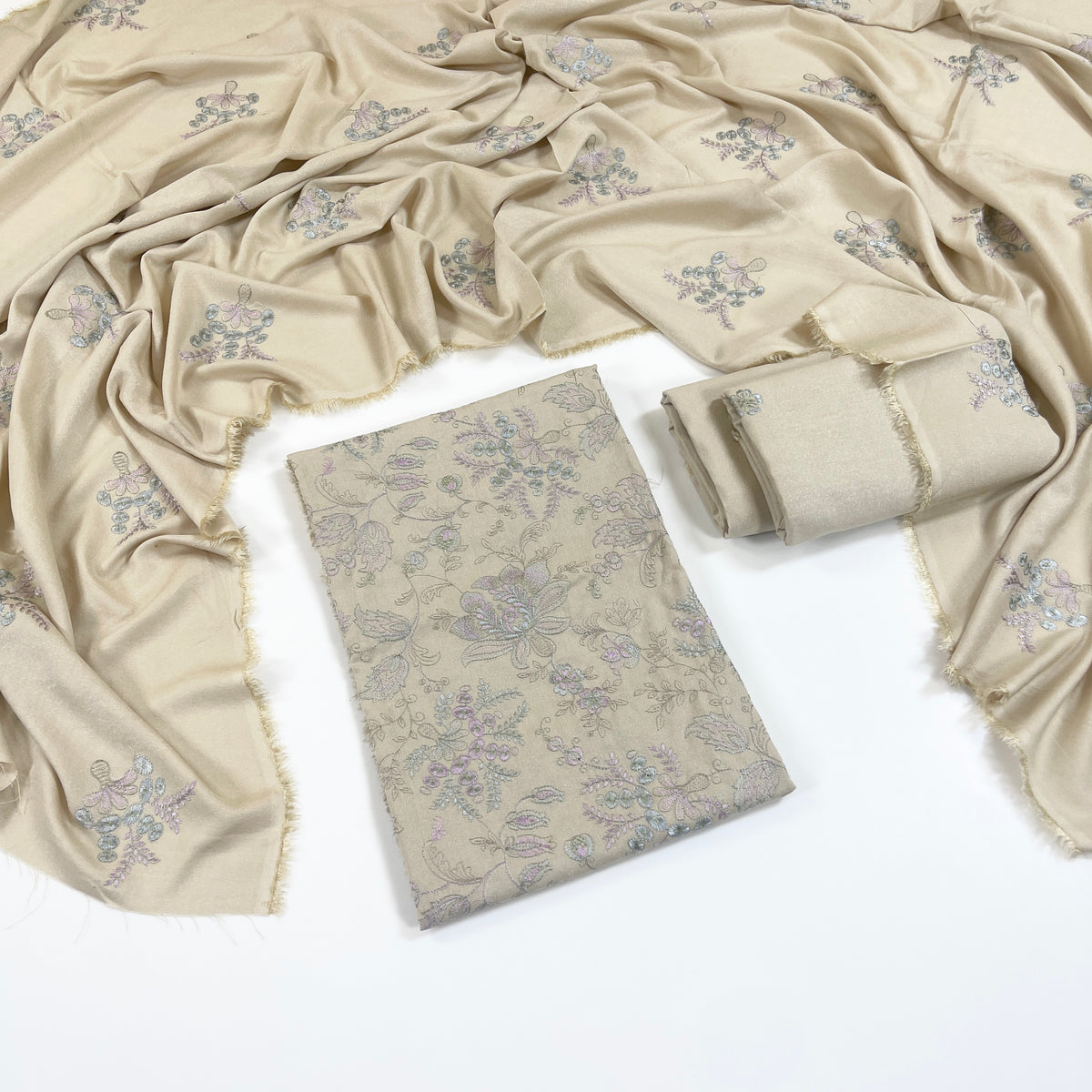 Bareeze Embroidered Karandi 3PC