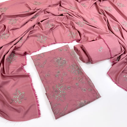 Bareeze Embroidered Karandi 3PC