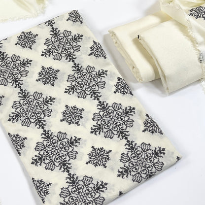 Bareeze Embroidered Karandi 3PC