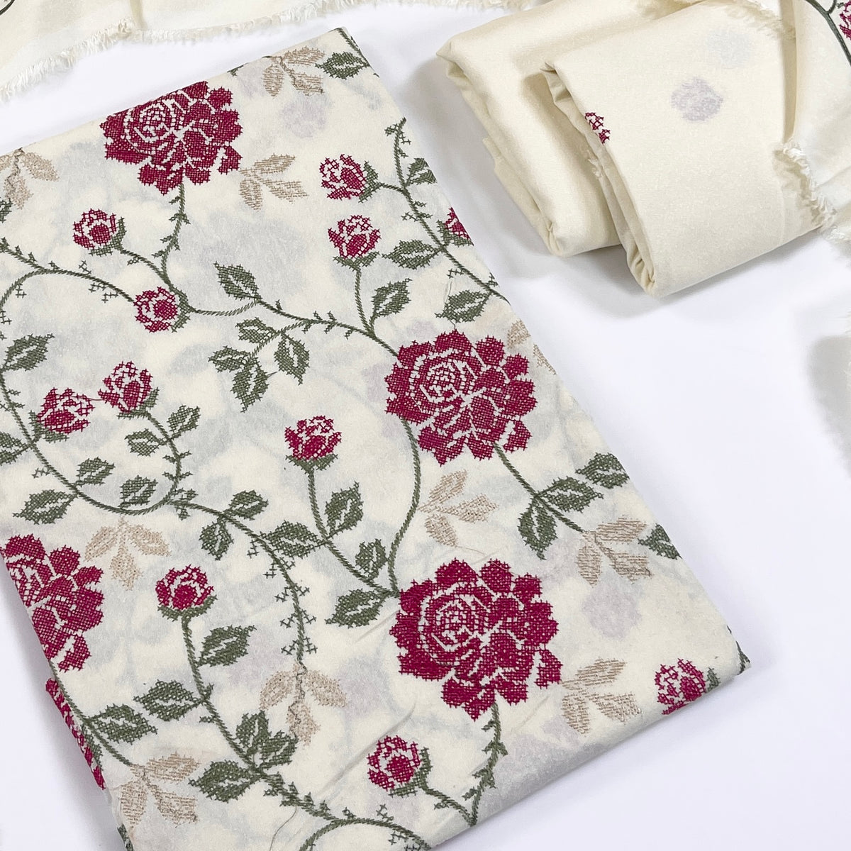 Bareeze Embroidered Karandi 3PC