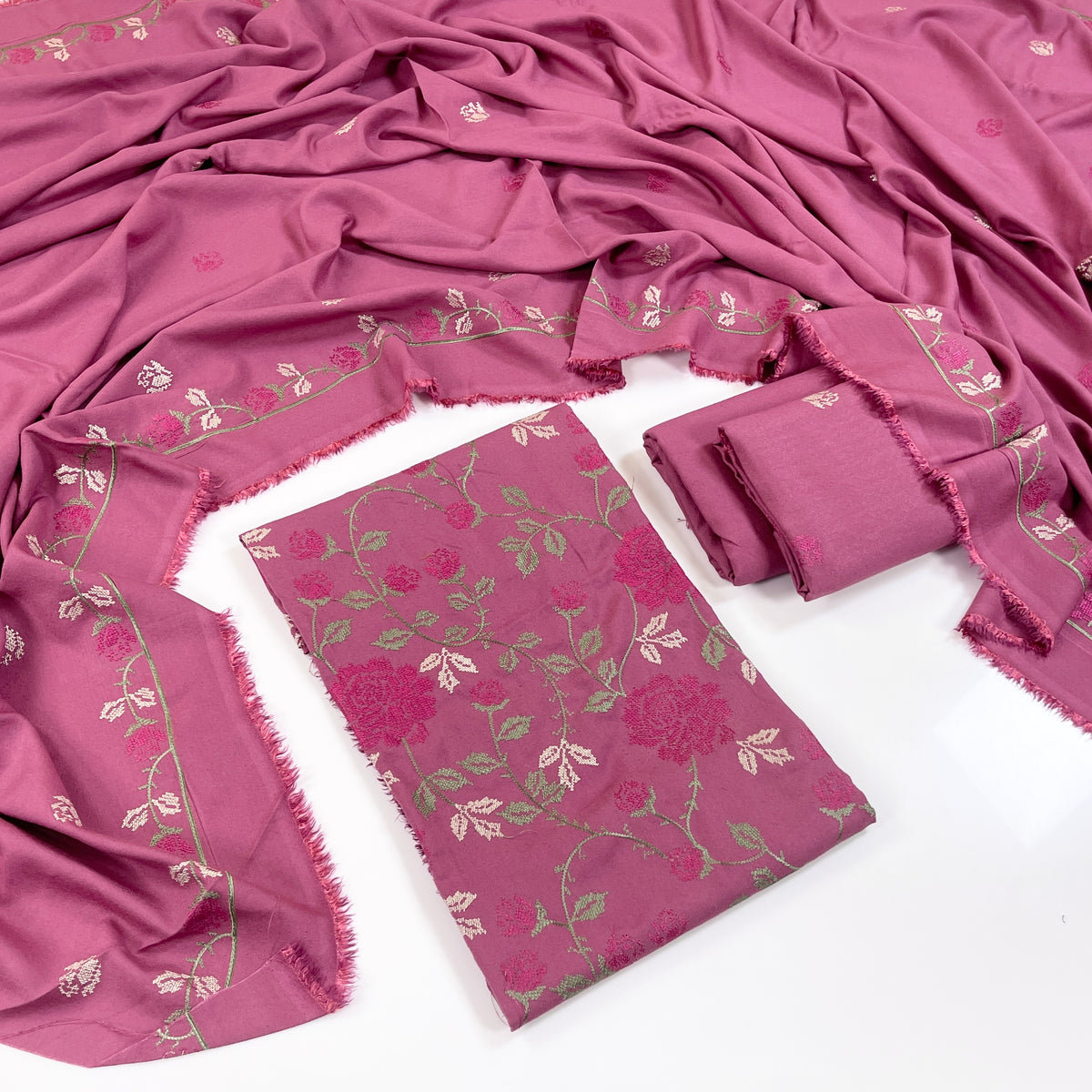Bareeze Embroidered Karandi 3PC