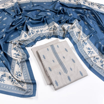 Rijja By Murashe Digital Printed Slub Linen 3PC