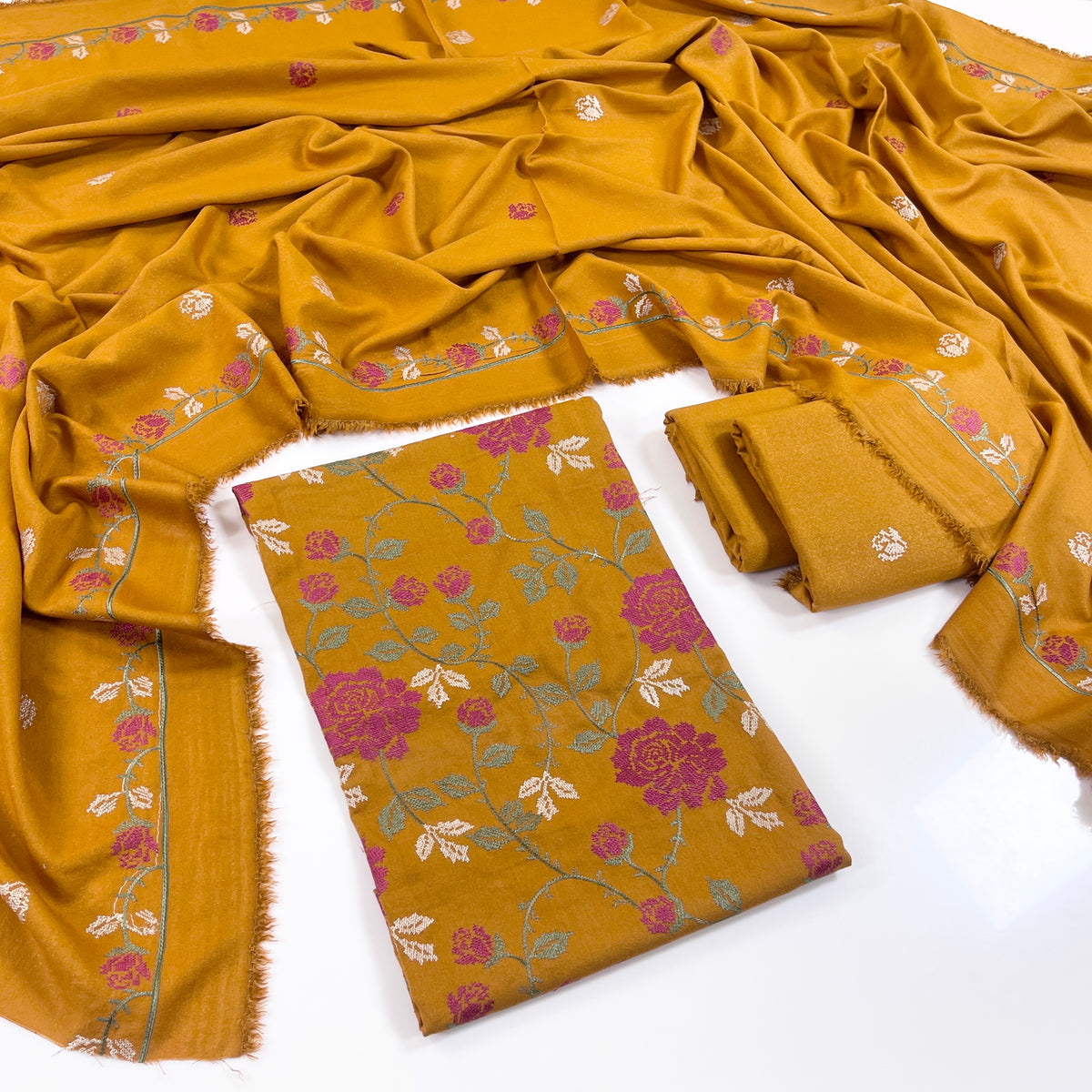 Bareeze Embroidered Karandi 3PC